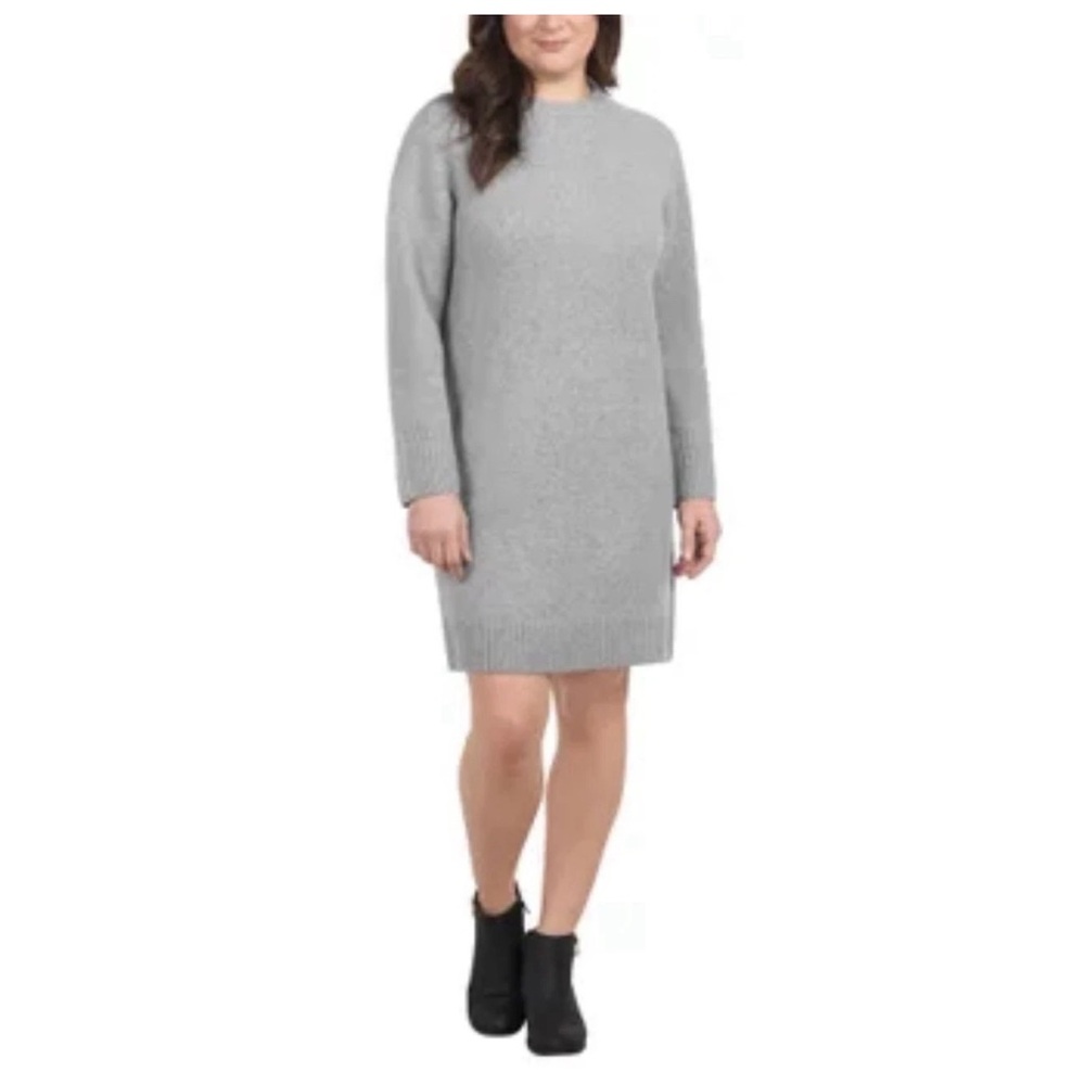 Dalia Gray Sweater Dress